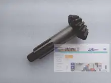 DFH180 tractor parts, the spiral bevel gear with shaft, pat number: 18.37.107+18.37.108