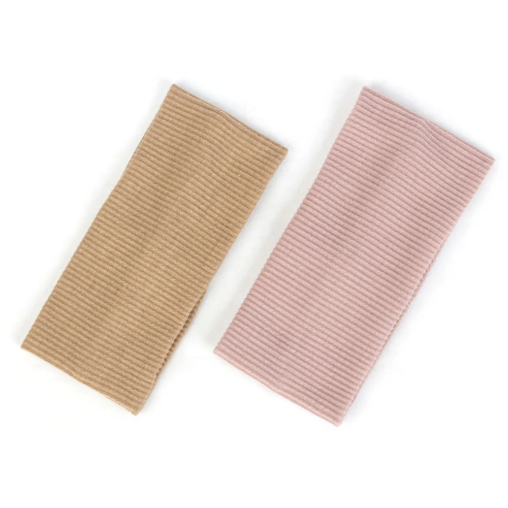 

Fashion Women Ribbed Wide Headband Striped Elastic knitting Hairband For Female Girls Accessories Flat Cotton Bands Turban