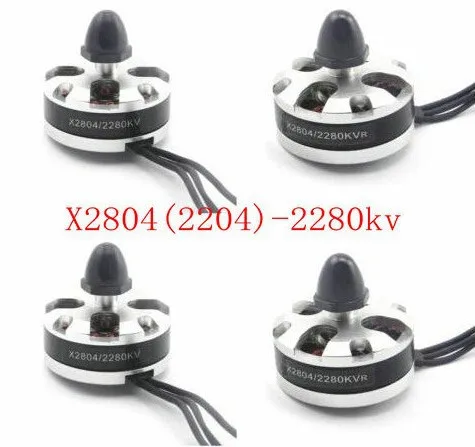 2015 Newest X2804 2280KV Brushless Motor CW CCW for QAV250 mm Multirotor Quadcopter SimonK 15A Esc