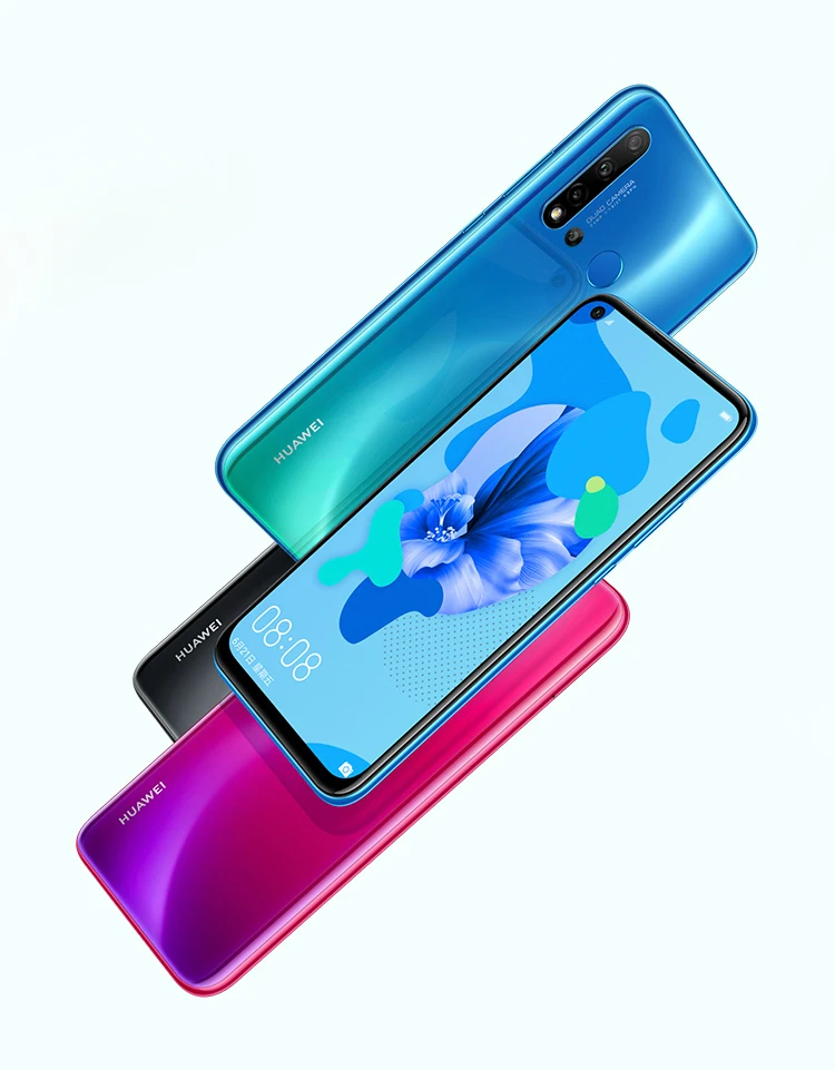 Мобильный телефон HuaWei Nova 5i 4G LTE Kirin 710 2310X1080 6," ips 8 Гб ram 128 ГБ rom МП отпечаток пальца OTG Android