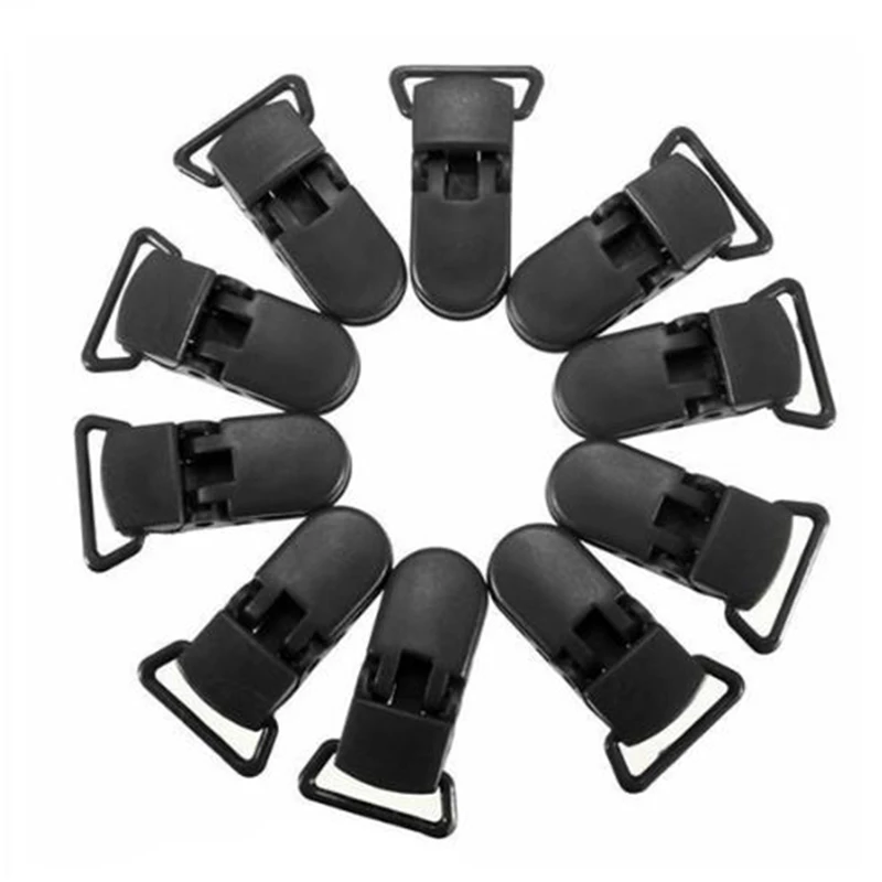10Pcs Baby Kids T-shape Plastic Pacifier Clips Soother Dummy Style Badge Holder