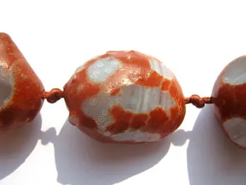 

50%off--18-40mm full strand gergous natural botswana agate DIY bead barrel rice egg nuggets rock rough stone jewelry beads