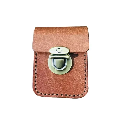 

Men's genuine leather cigarette case Handmade first layer cowhide cigarette case, bag leather cigarette case. birthday present