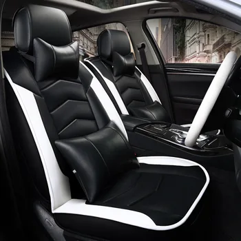 

Smart full leather car seat cushion Four seasons pad new high-end cushion seat cover interior products