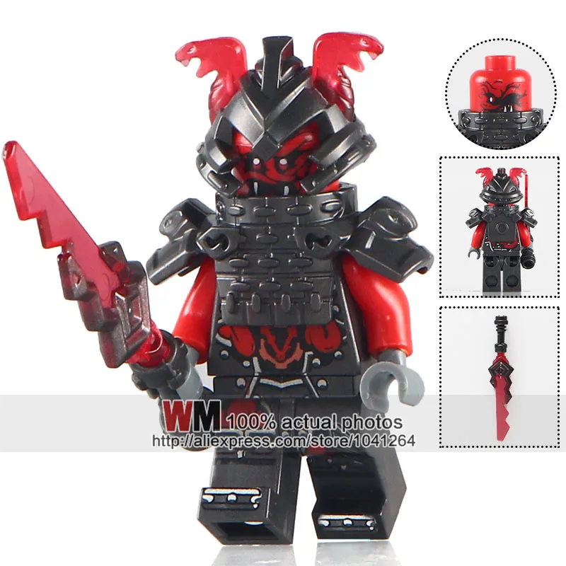 

WM Building Blocks Single Sale PG1014 Snake Sensei Wu Bronk Zane Super Heroes s Bricks Kids Toys PG8055