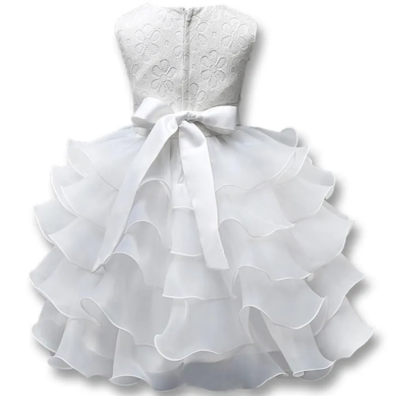 Best Selling A-Line Flower Girl Dresses Beading Lace Girls Pageant Dresses 2019 Girl Communion Dress Ruffles Kids Formal Wear (10)