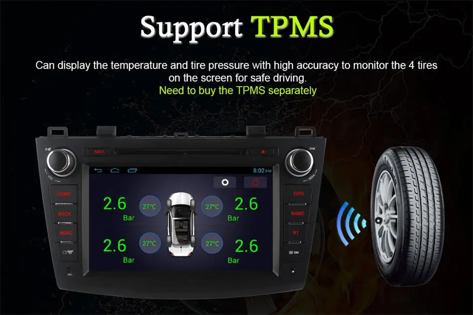 Best For Mazda 3 2008 2009 2010 2011 2012 2013 Android Unit Radio Stereo Multimedia Player 1 2 din DVD GPS Navigator Carplay DAB+ PC 18