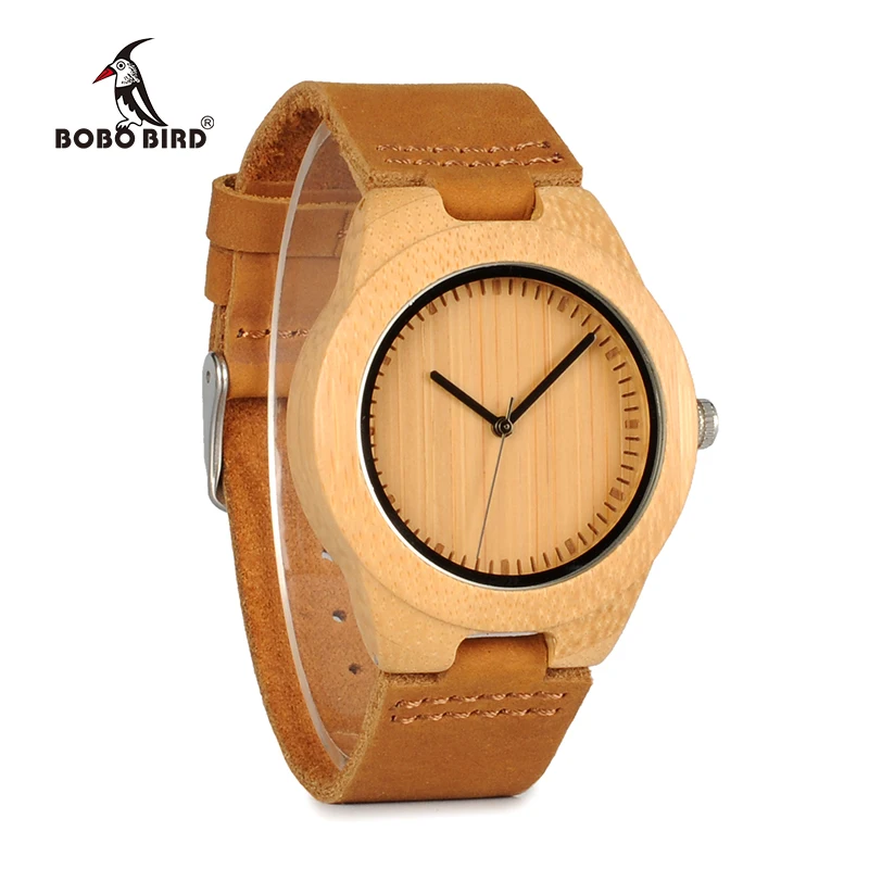 relogio masculino BOBO BIRD Bamboo Watches Men Women Luxury Brand Quartz Watch reloj mujer Accept Engraving Drop Shipping