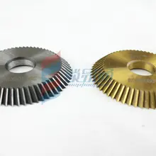 Титановый резак HSS двойного угла резца 60x16x6 36/60/90 зуб для плазменной резки дублирования ключ