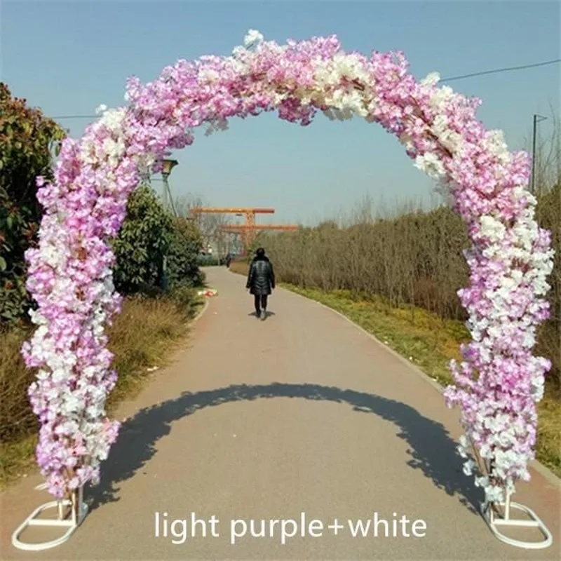 Luxury-wedding-Center-pieces-Metal-Wedding-Arch-Door-Hanging-Garland-Flower-Stands-with-Cherry-blossoms-For (3)