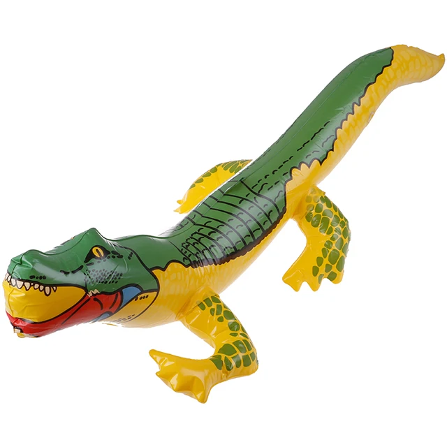 Inflatable Crocodile Blow Up Funny Water Toys Crocodile Toy Alligator Balloon for Summer Beach Swimming Pool Inflatable Toys 4