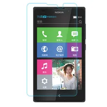 10 шт./лот Закаленное Стекло 9 H взрывозащищенный Защитная Пленка Протектор Экрана для Nokia X 1045