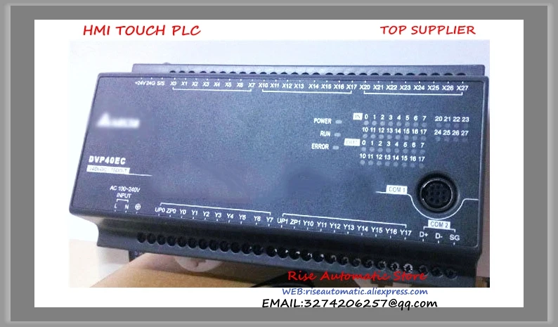 DVP40EC00R3 New Original Delta PLC EC3 series 100-240VAC 24DI 24DO Relay output new original delta plc eh3 series 100 240vac 24di 16do transistor output dvp48eh00t3