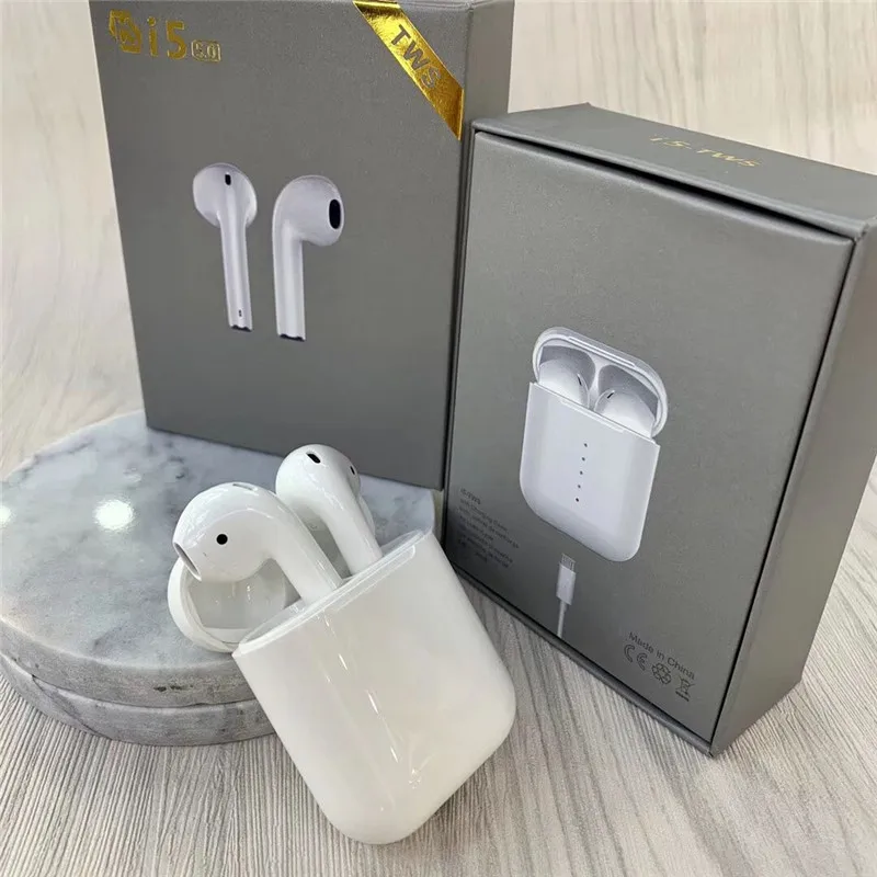 I5 tws новая Bluetooth гарнитура 5 0 сенсорная Двусторонняя стерео Беспроводная зарядка