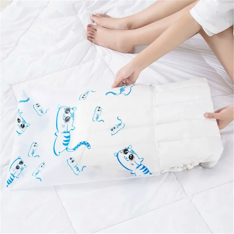 Vogvigo Cartoon cat Transparent Cosmetic Bag Travel Makeup Case Zipper Make Up Organizer Storage Pouch Toiletry Wash Bath Kit