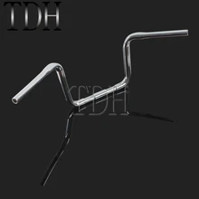 Хром 1" Rise руль 1-1/4" Ape вешалка ручка бар для Harley Softail Heritage Springer Bad Boy Cross EFI FLST FXST FXSTS