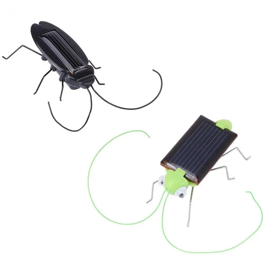 

2018 New Kids Solar Energy Powered Cockroach/Grasshopper Early Educational Gadget Toy Energy Powered Robot Toy For Children Gift