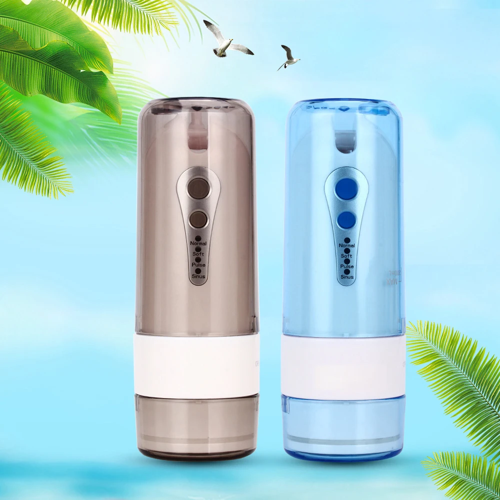 Ceny 4 tryb AZ 007 przenośny krotnie wody nić dentystyczna Oral Jet irygator Floss USB akumulator wykałaczka nos czyste 200ml 5 Jet Tip