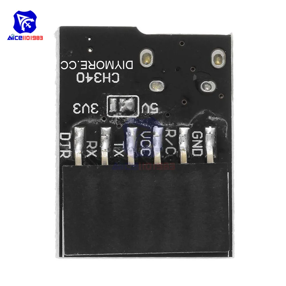Прерыватель WeMos CH340G с Micro USB на Последовательный модуль 5 В/3 3 В для Arduino Downloader Pro
