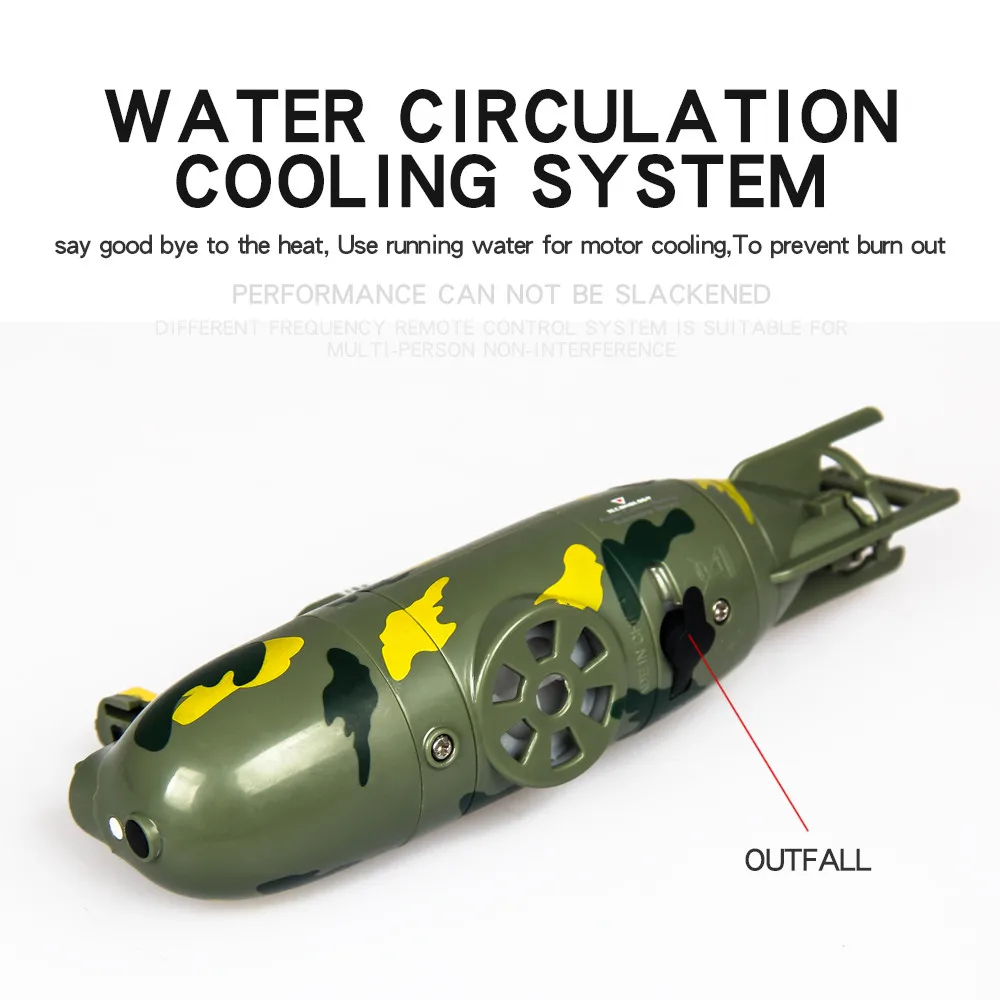 Мини-подводная лодка радиоуправляемые игрушечные лодки 6CH скоростные радиоуправляемые лодки модель подводной лодки скоростная лодка детская игрушка sottomarino
