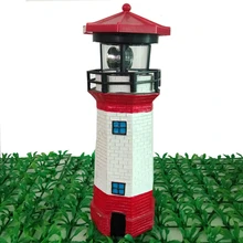 27,5*9 см, высокое качество, большой солнечный светильник, вращающаяся Светодиодная лампа для дома, садовый орнамент, патио, маяк, башня, светильник