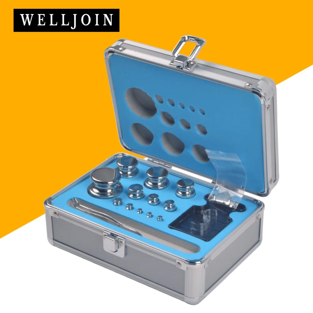 

F1 Grade 24pcs 1mg-500g 304 Stainless Steel Digital Scale Calibration Weights Kit Set Tool part