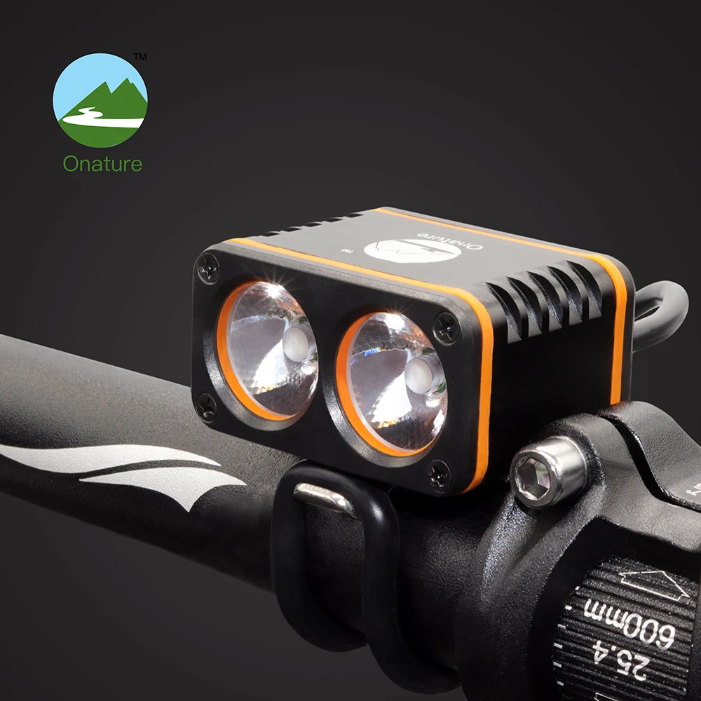 Светодиодный светильник Onature mtb для горного велосипеда, заряжаемый от USB, мощный велосипедный передний светильник 1500 люменов, светильник для горного велосипеда
