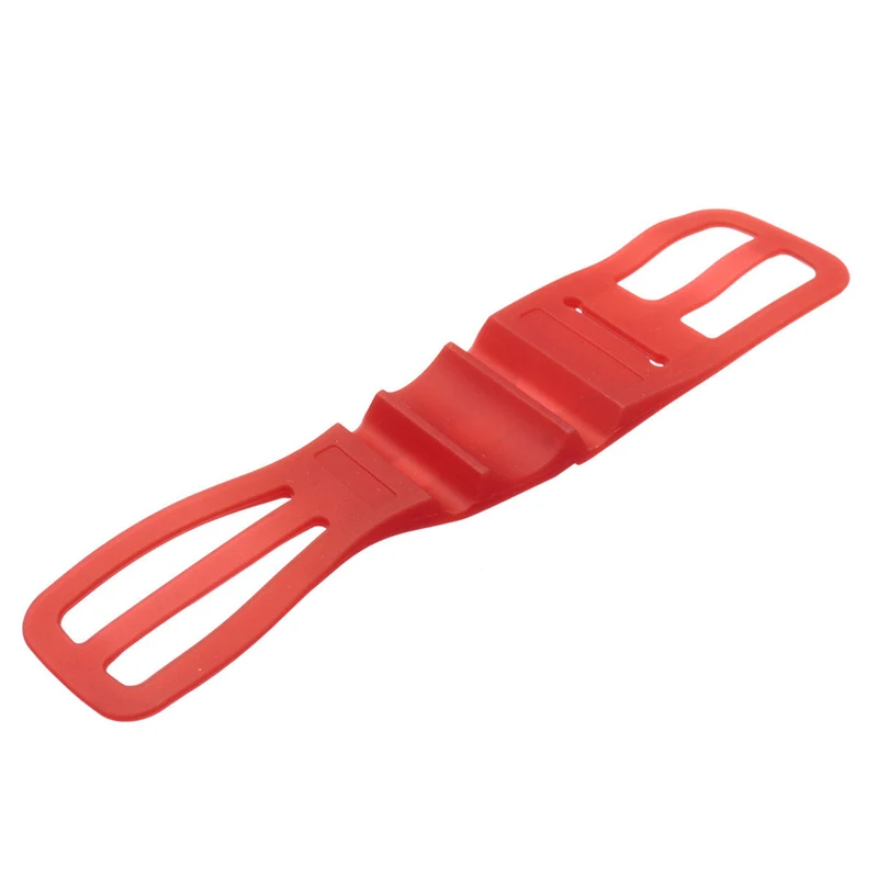 Bicycle Handlebar Strap Bike Accessory Bike Silicone Strap 4 PCS High Elasticity Bicycle Light Silicone Tape Cycle Accessories Bike Handlebar Smartphone Cellphone Holder Silicon Straps
