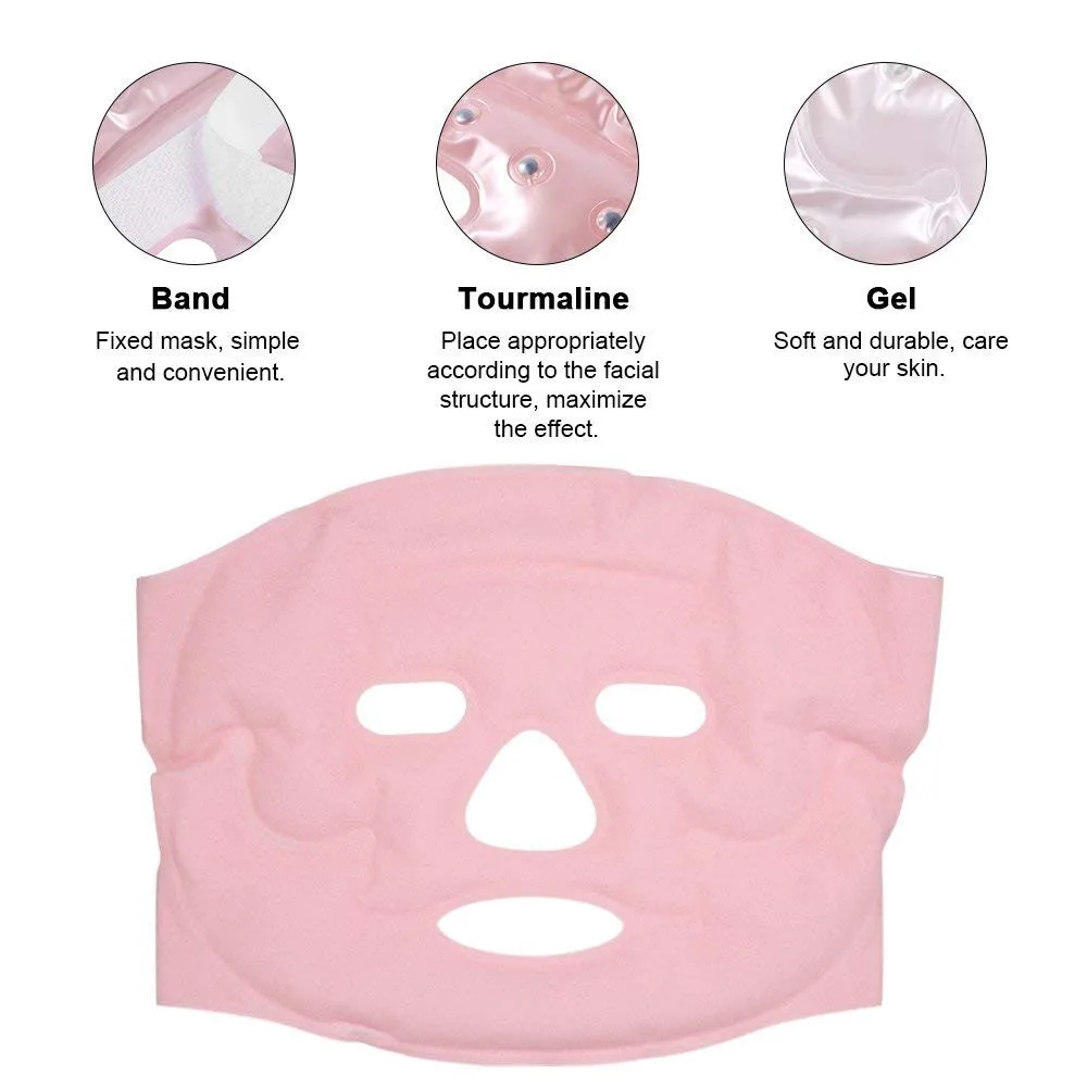 1 шт., турмалиновая маска для лифтинга лица, магнитотерапия, массажная маска для лица, увлажняющие отбеливающие маски для лица, уход за здоровьем# S