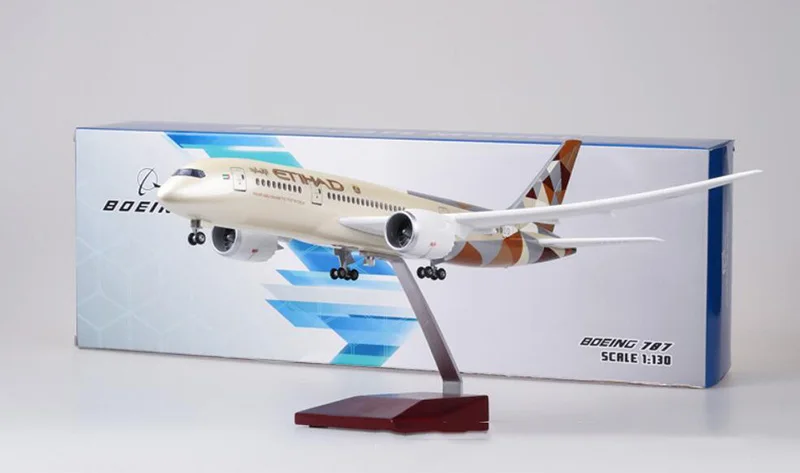 47 cm 1130 escala avião boeing b787