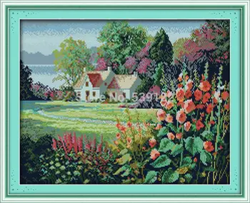 

DIY Needlework 11CT 14CT Cross Stitch The Wild Scenery! Counted Cross Stitching Kits for Embroidery Knitting Needles Wholesale