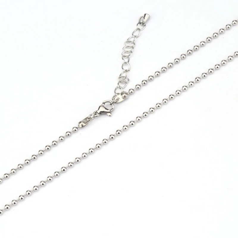 316L ожерелье из нержавеющей стали 2/2. 4/3 мм модные бусы искажения Chian для мужчин и женщин плетеные серебряные ювелирные изделия рождественские подарки 32 дюйма - Окраска металла: 2.2 silver