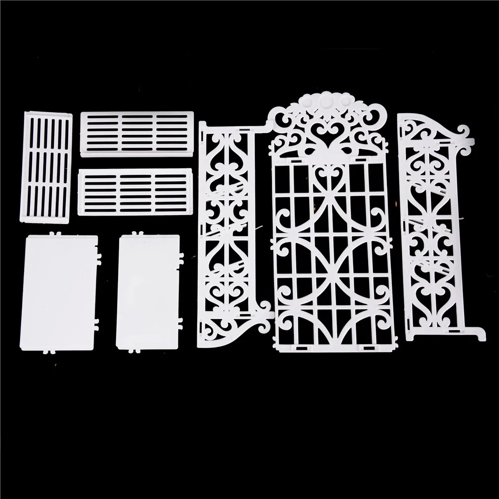 مجموعة واحدة البلاستيك حذاء أبيض رف خزانة خذاء مسرح اكسسوارات أثاث ل دمية طفلة الأطفال DIY هدية لعبة