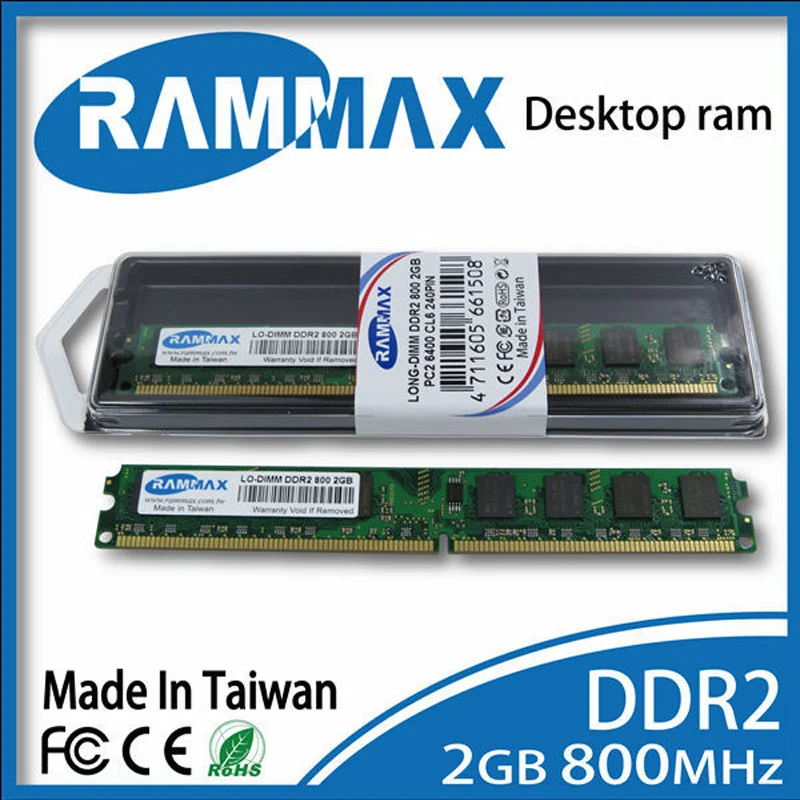 Герметичный LO-DIMM 800 МГц Настольный Память ОЗУ 2 Гб DDR2 PC2-6400 240pin/CL6/1,8 v совместим со всеми AMD/Материнские платы Intel ПК