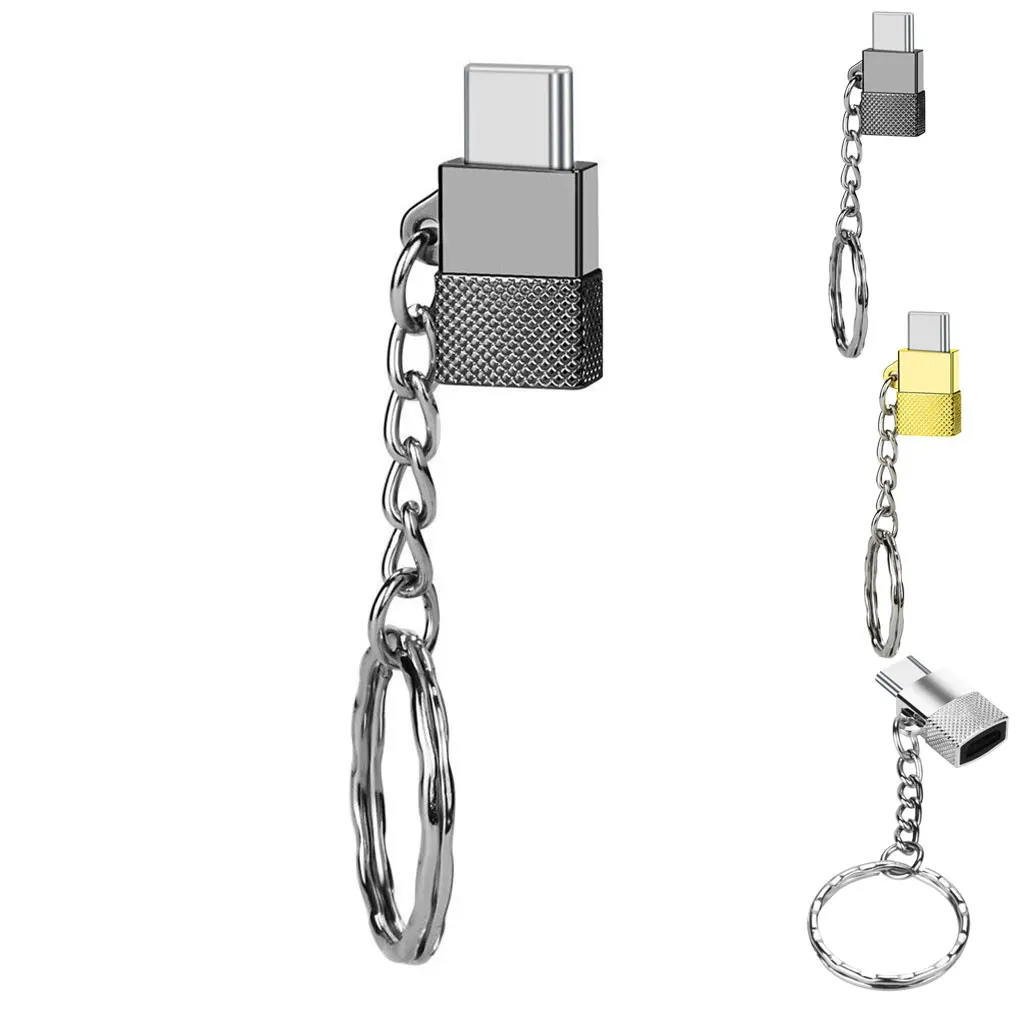 Мини-смартфон Micro USB порт для type-c порт адаптер портативный цинк конвертер сплавов брелок