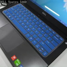 Силиконовая клавиатура кожного покрова протектор для Dell Vostro 5460 5439 5470 5480 V5460 5470R 14-5439 14ZR-3528S