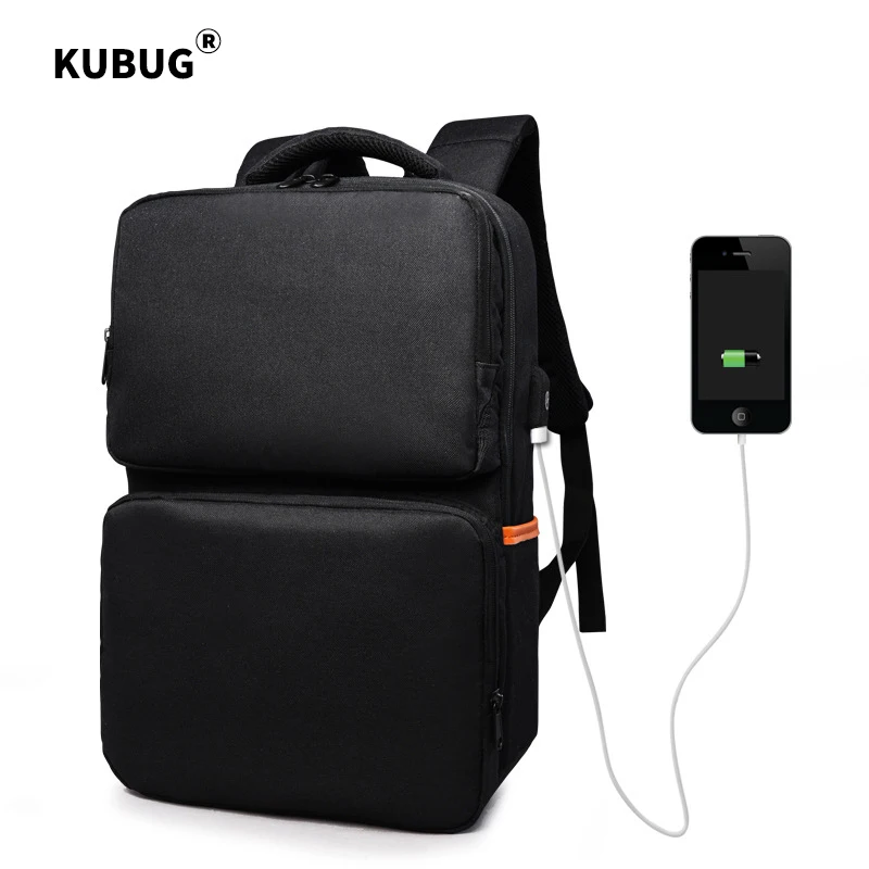 

KUBUG 15.6inch Waterproof Laptop Backpack Travel Teenage Backpack Portable Shoulder Bag Men Backpacks Male Bagpack Mochila