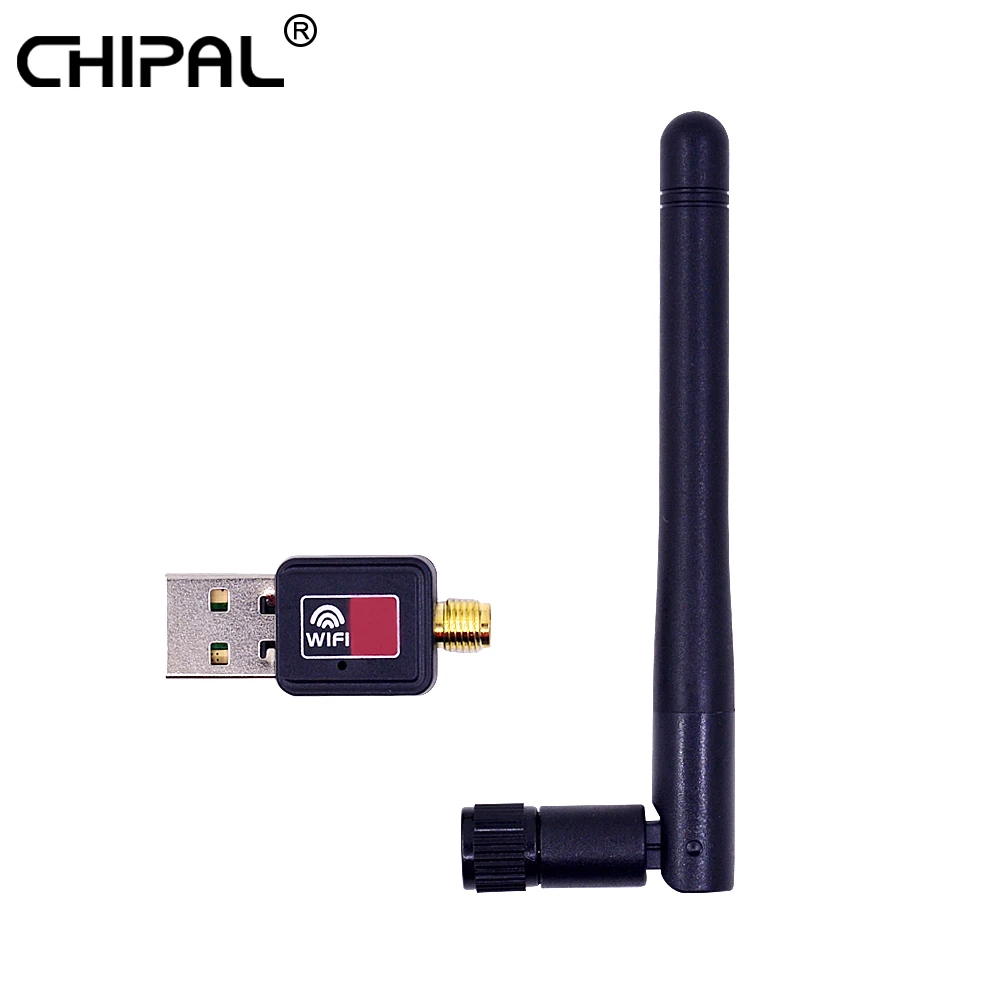 Chipal 150mbps External Usb Wifi Adapter Antenna Dongle Mini Wireless Lan  Network Card 802.11n/g/b Wi-fi Receiver For Windows Xp - Network Cards -  AliExpress