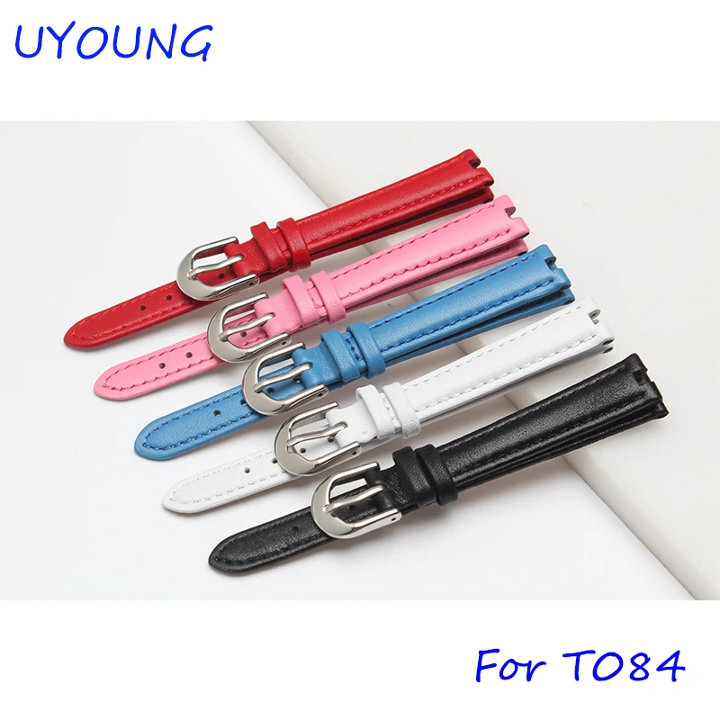 

Quality Genuine Leather Wathband 12mm For Womens Replacement Leather Watch bands For Tisot T084.210 Strap