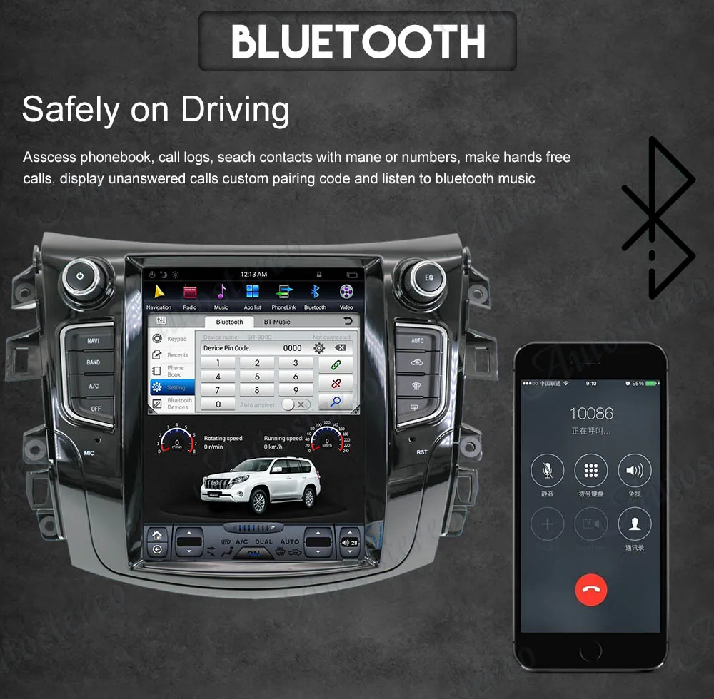 Cheap Tesla style Android9 Car GPS Navigation For NISSAN NP300 Navara 2014+ multimedia tape radio recorder head unit PAD No DVD player 14