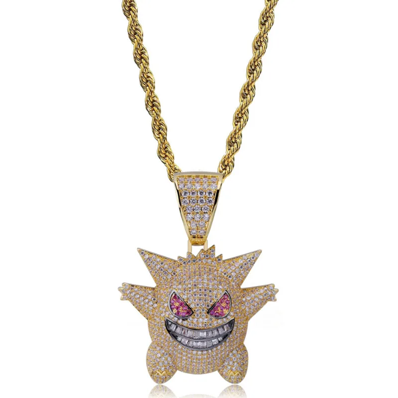 Geng Gui Zircon Pendant Detail 10