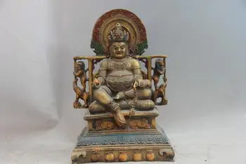 

Chinese God of Wealth Yellow Jambhala Buddha Bronze Copper Color Painted Statue Discount 55%