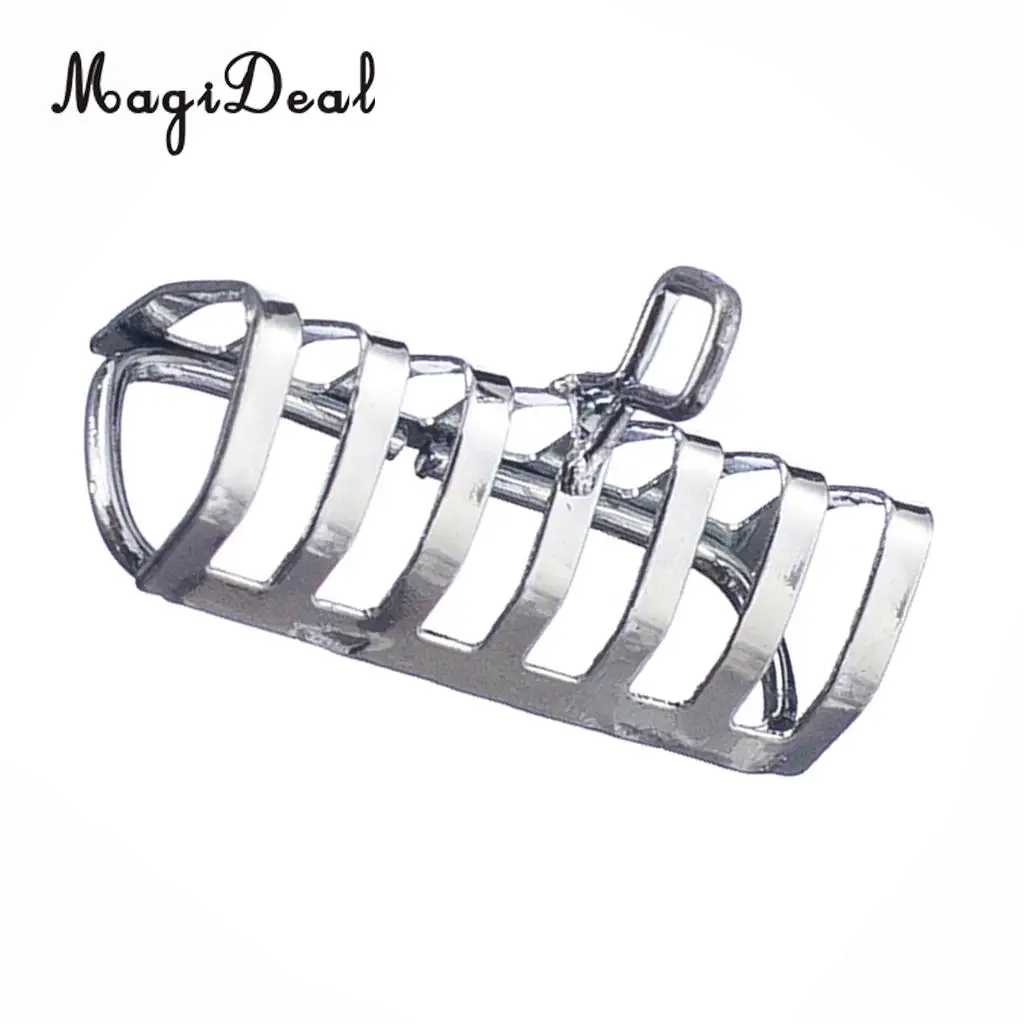 MagiDeal 1Pc Metal Toast Rack with Carrying Handle 1/12 Dolls House Miniature Kitchen Bread Acc for Children Pretend Play Game