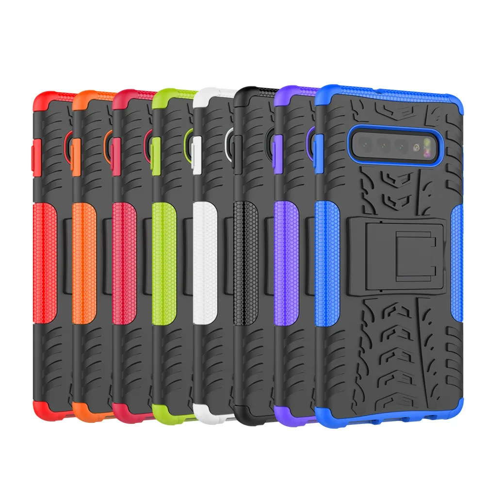 

For Samsung S10 Plus/SamsungS10/Samsung S10e Hybrid Rugged Hard Rubber PC Stand Case Cove Dropshipping Mar18