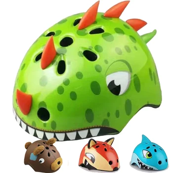 

3-8 Years Children Bicycle Helmets Bike Cycling Riding longboard/Skateboard Kids Animal Helmet Cartoon Dinosaur SHARK FOX cute