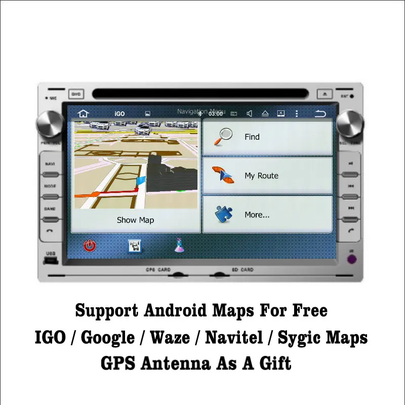 Perfect Liislee Android 7.1 2G RAM For Volkswagen VW Passat B5 Car Radio Audio Video Multimedia DVD Player WIFI DVR GPS Navi Navigation 3