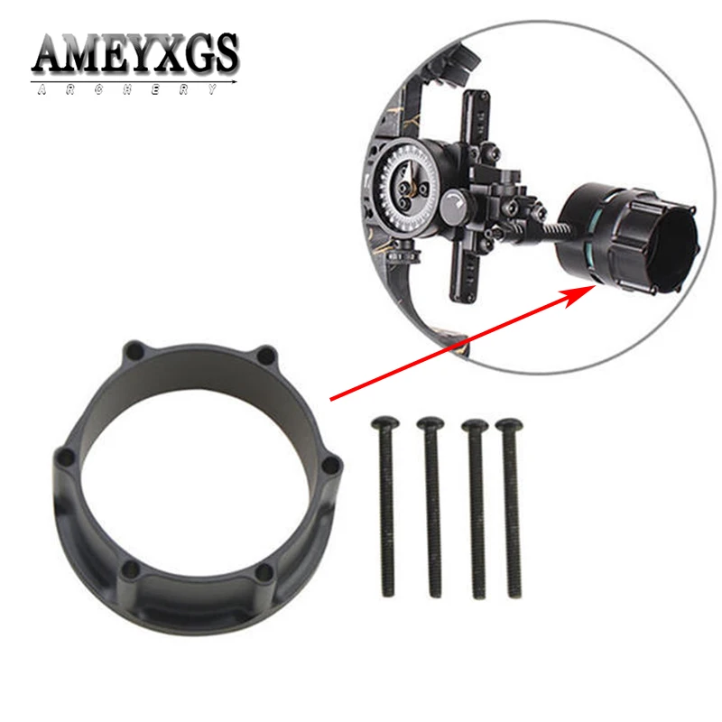

1pc Sight Adapter Aluminum Alloy Material Adjustable Tommy Sight Adapter For Hunting Compound Bow Shooting Aiming Accessories