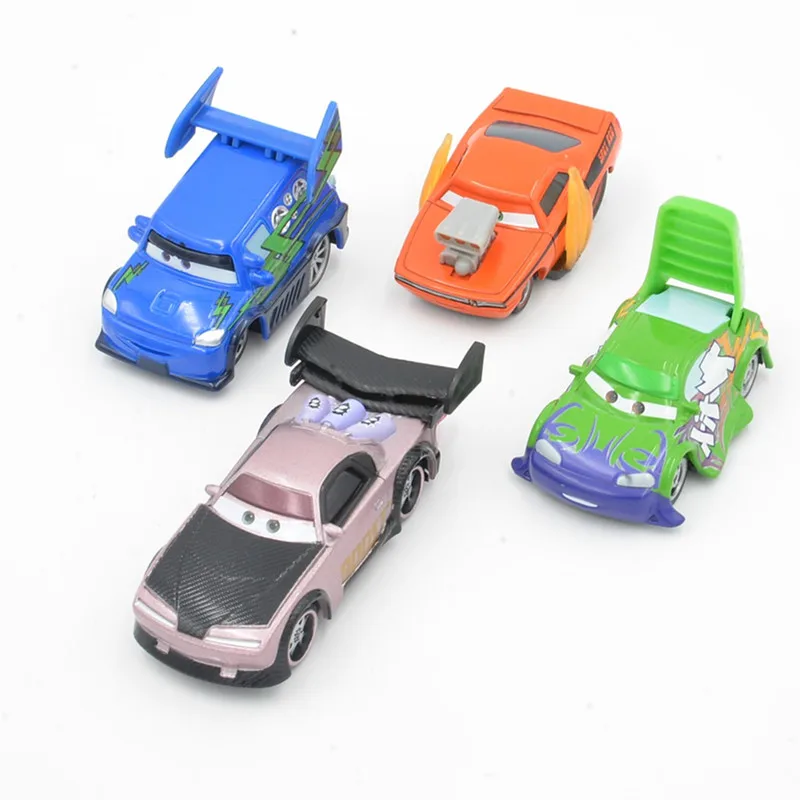 Disney Pixar Cars Lightning Mcqueen Hot Toys 4pcs Lot Snot Rod Dj Boost Wingo 1 55 Diecast Metal Model Toys Car Gifts Diecast Metal Pixar Carsdisney Pixar Aliexpress