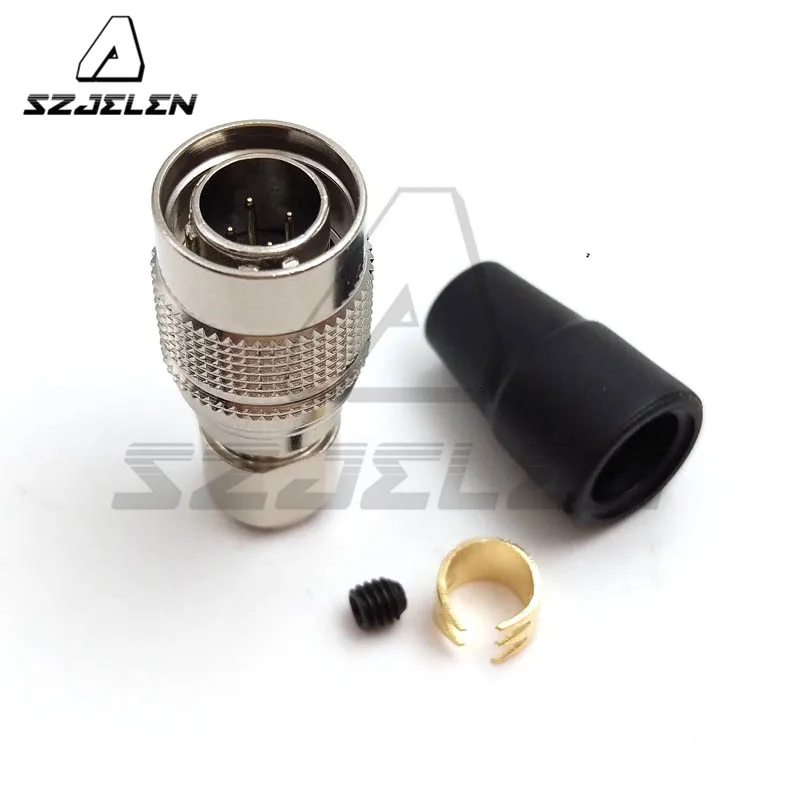 

Hirose Connector 4 pin plug , HR10A-7P-4P, for Sokkia data cable plug ,power connector