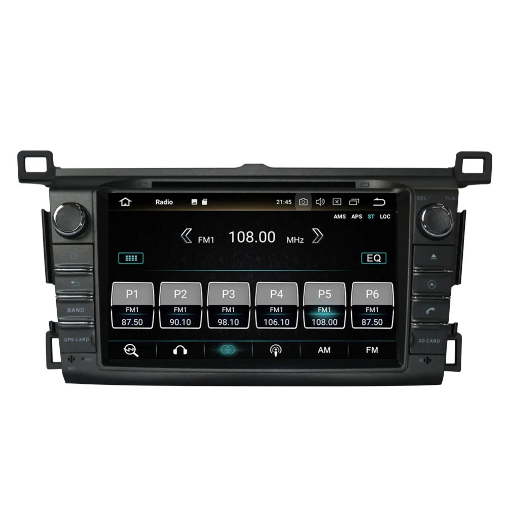 Top Android 7.1/8.0 Octa Core Car GPS Navigation Radio Stereo For Toyota Rav4 2013- with CD DVD Multimedia Player Bluetooth WIFI 5 Top Android 7.1/8.0 Octa Core Car GPS Navigation Radio Stereo For Toyota Rav4 2013- with CD DVD Multimedia Player Bluetooth WIFI 5